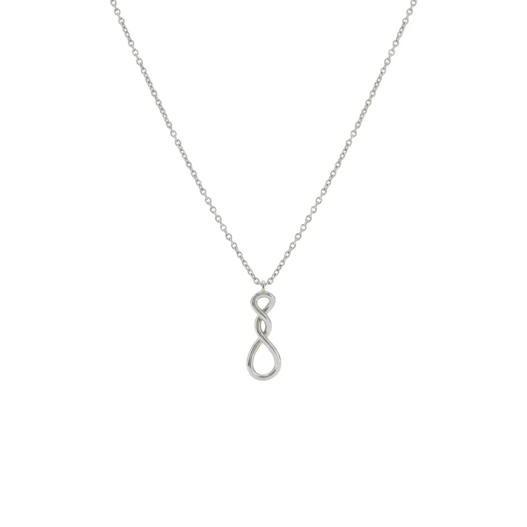 Infinity Necklace – 925 Sterling Silber Halskette mit Unendlich Anhänger - Suzan Gold