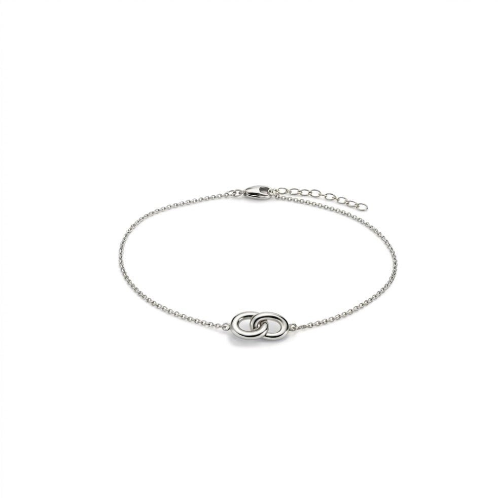 Glieder Armband 925 Sterling Silber – Damen Armband Knoten Design - Suzan Gold