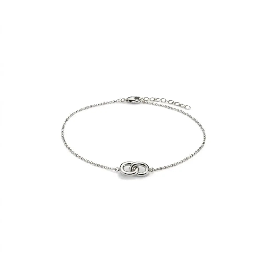 Glieder Armband 925 Sterling Silber – Damen Armband Knoten Design - Suzan Gold