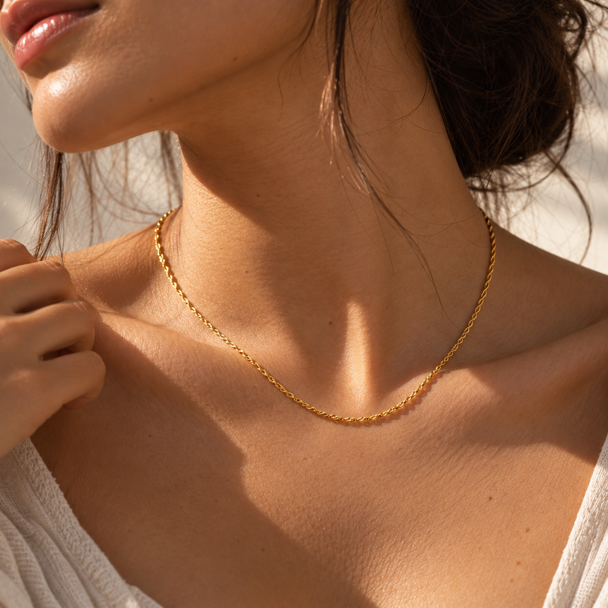 Singapore Chain – Singapurkette aus 750 Gold Suzan Gold