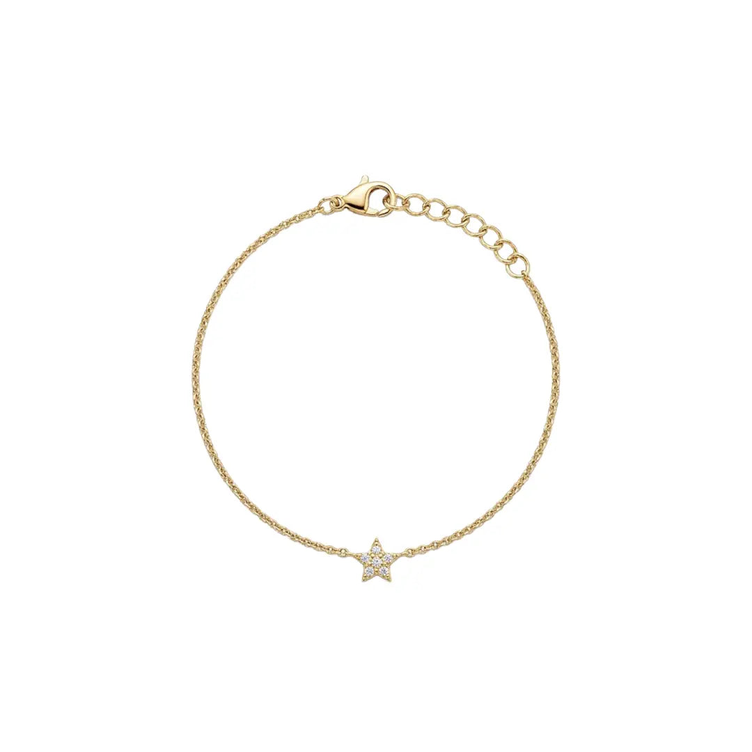 Stern Armband Zirkonia – 925 Sterling Silber Armband - Suzan Gold