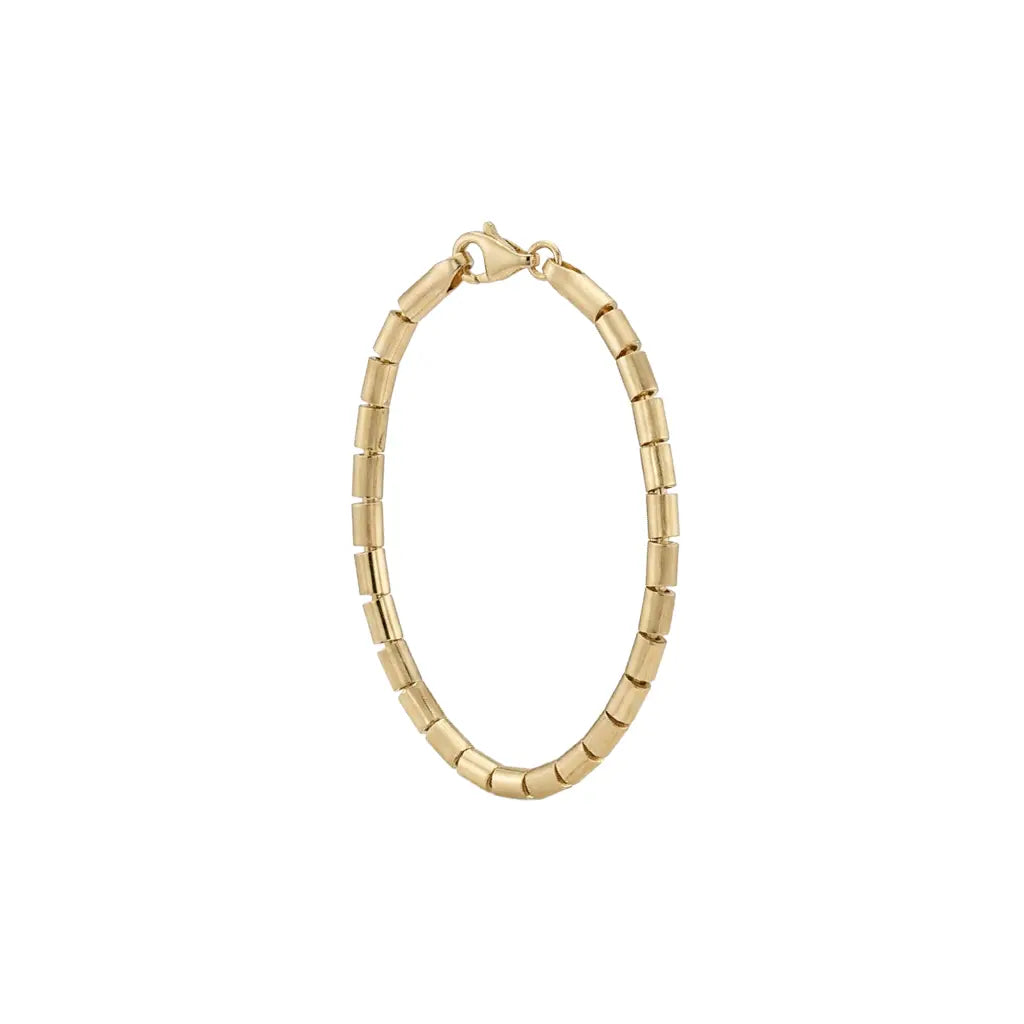 CylindraLoop – 375 Echtgold Armband mit Röhrenelementen Suzan Gold