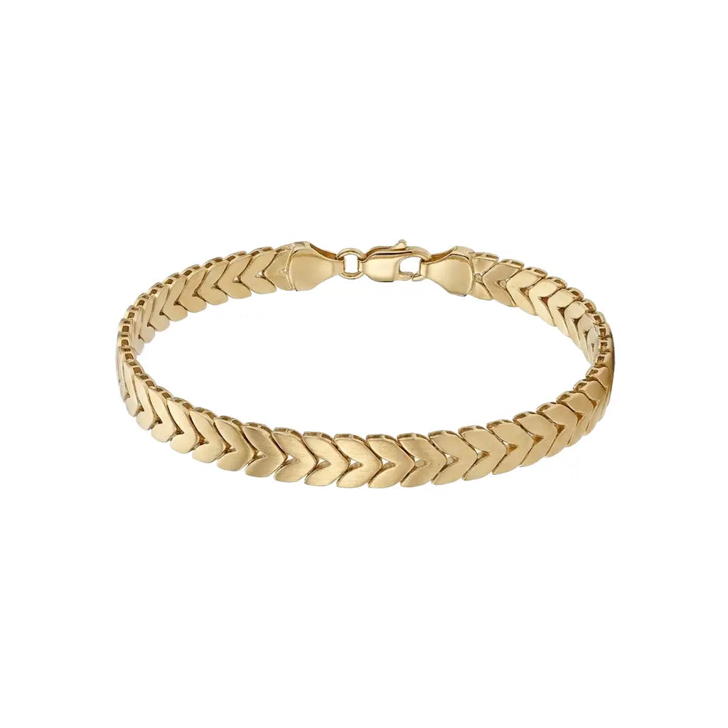 Curbellea – 375 Echtgold Panzerarmband klassisch Suzan Gold