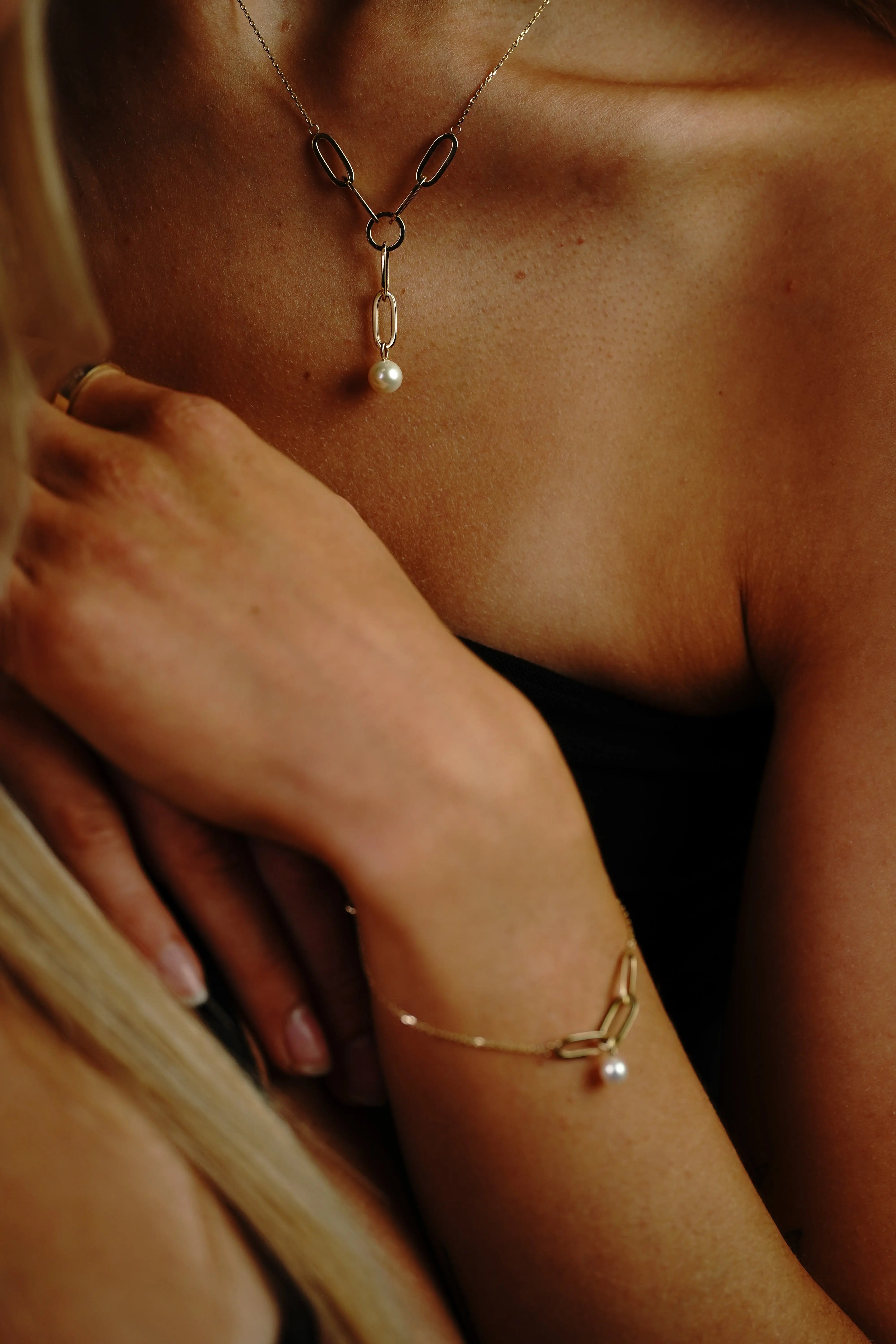Pearl treasure Kette Suzan Gold