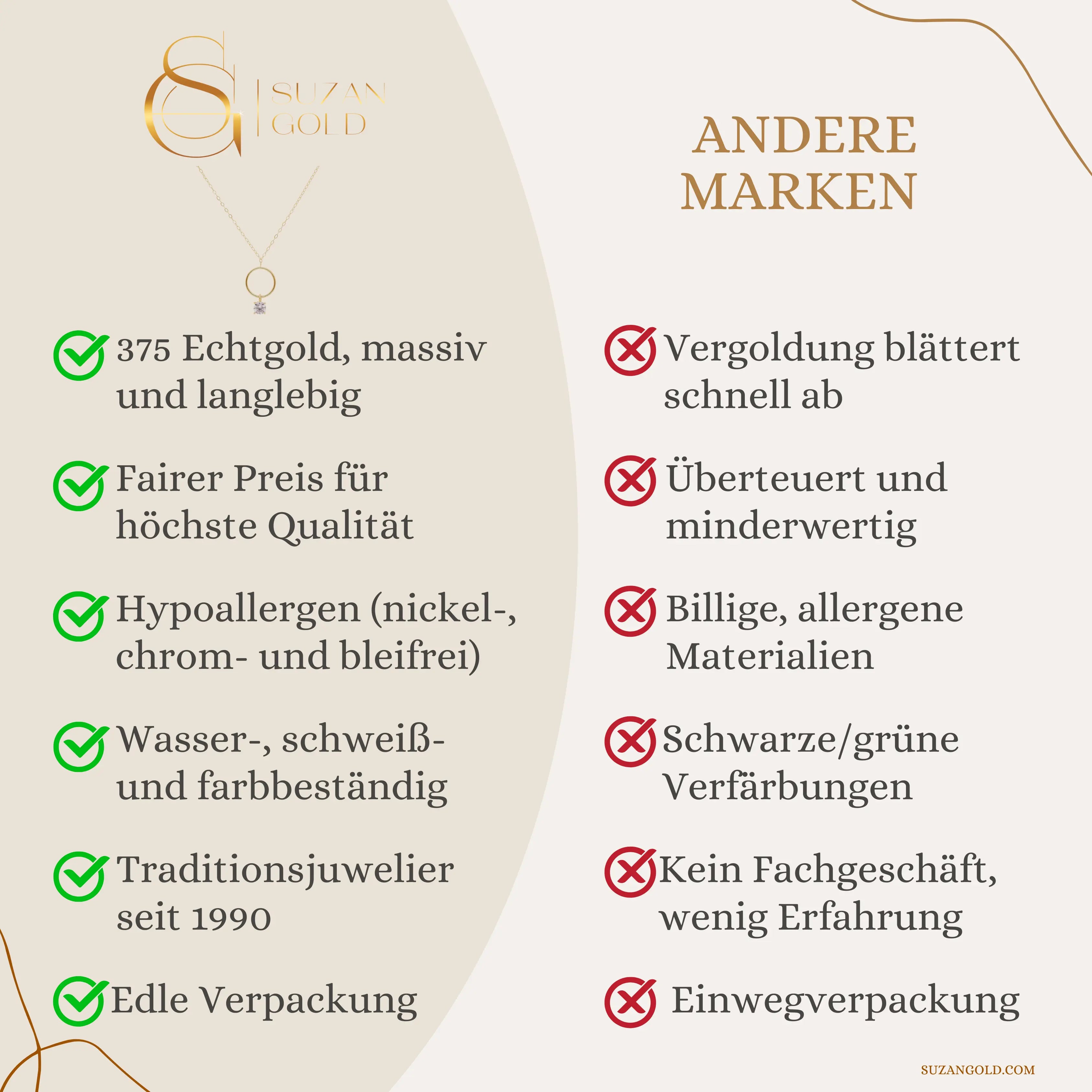 Promise Kette Suzan Gold