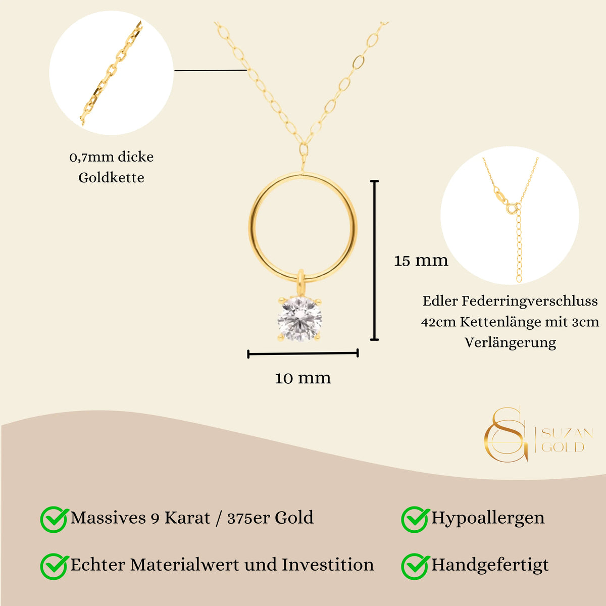 Promise Kette Suzan Gold