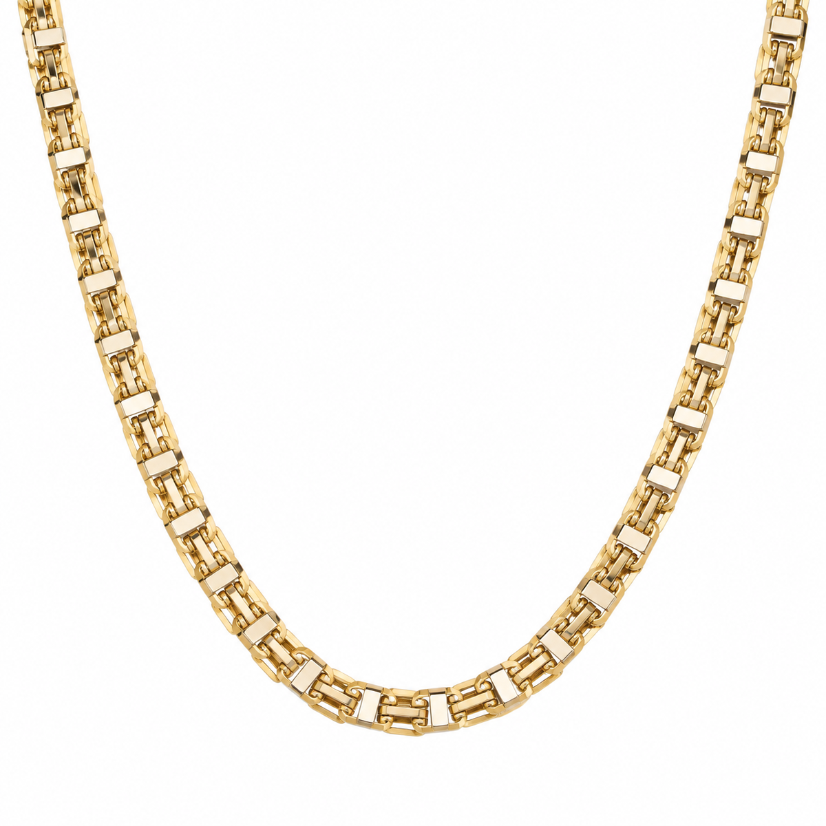Bicolor Link – Gliederkette in Bicolor aus 750 Gold Suzan Gold