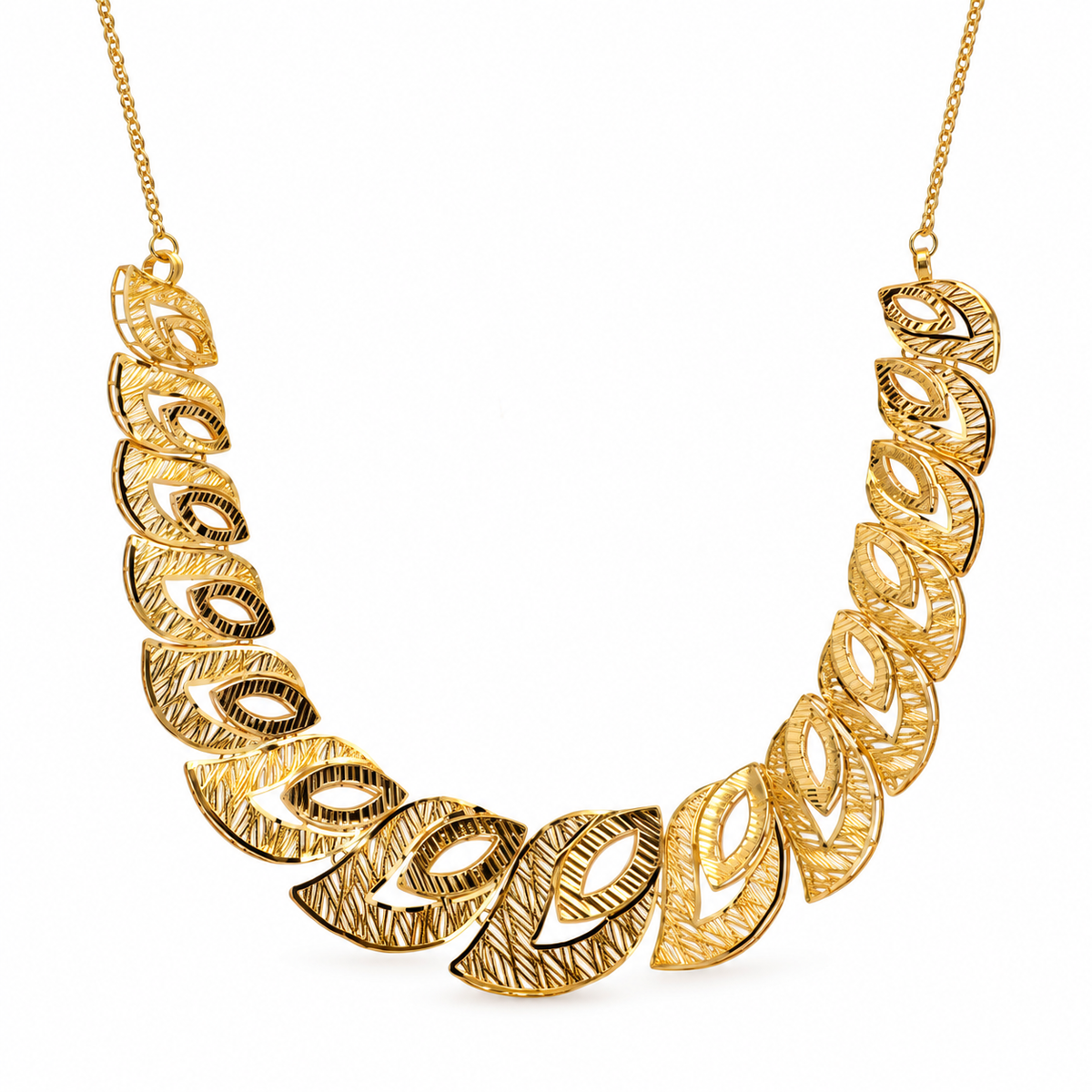 Leaf Lace Schmuckset aus 750 Gold