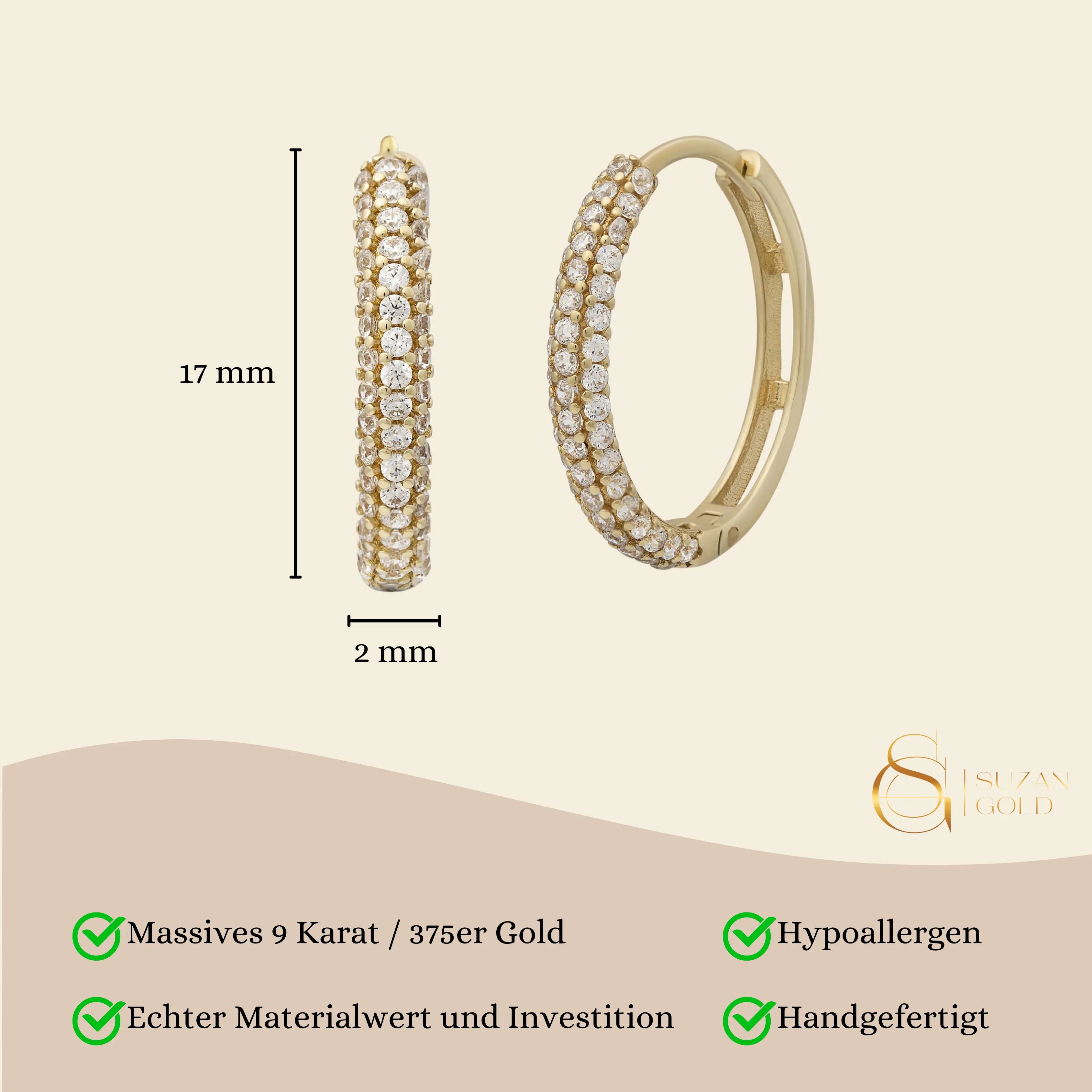 Oval Suzan Creolen Suzan Gold