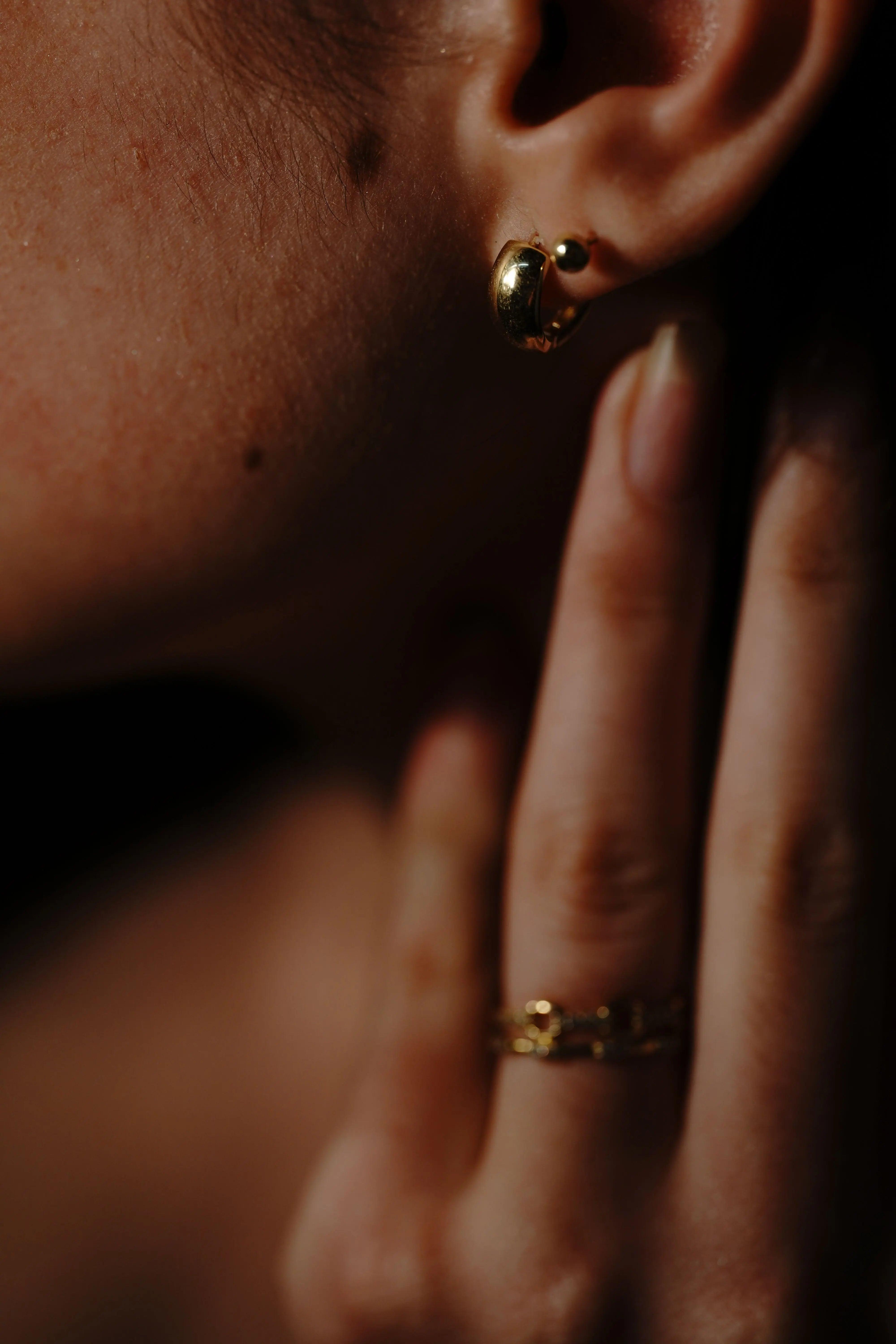 Ear Candy Stecker Suzan Gold