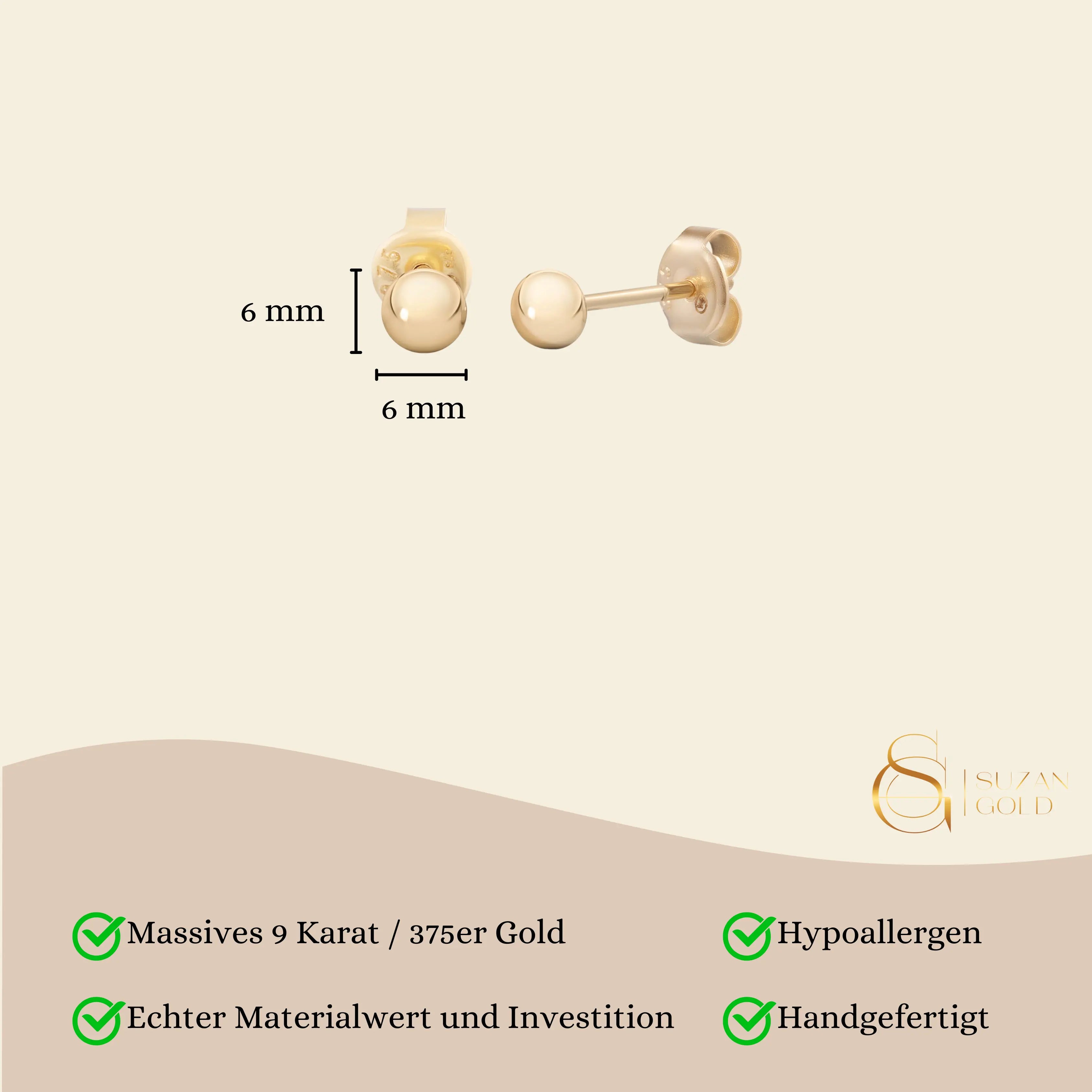 Ear Candy Stecker Suzan Gold