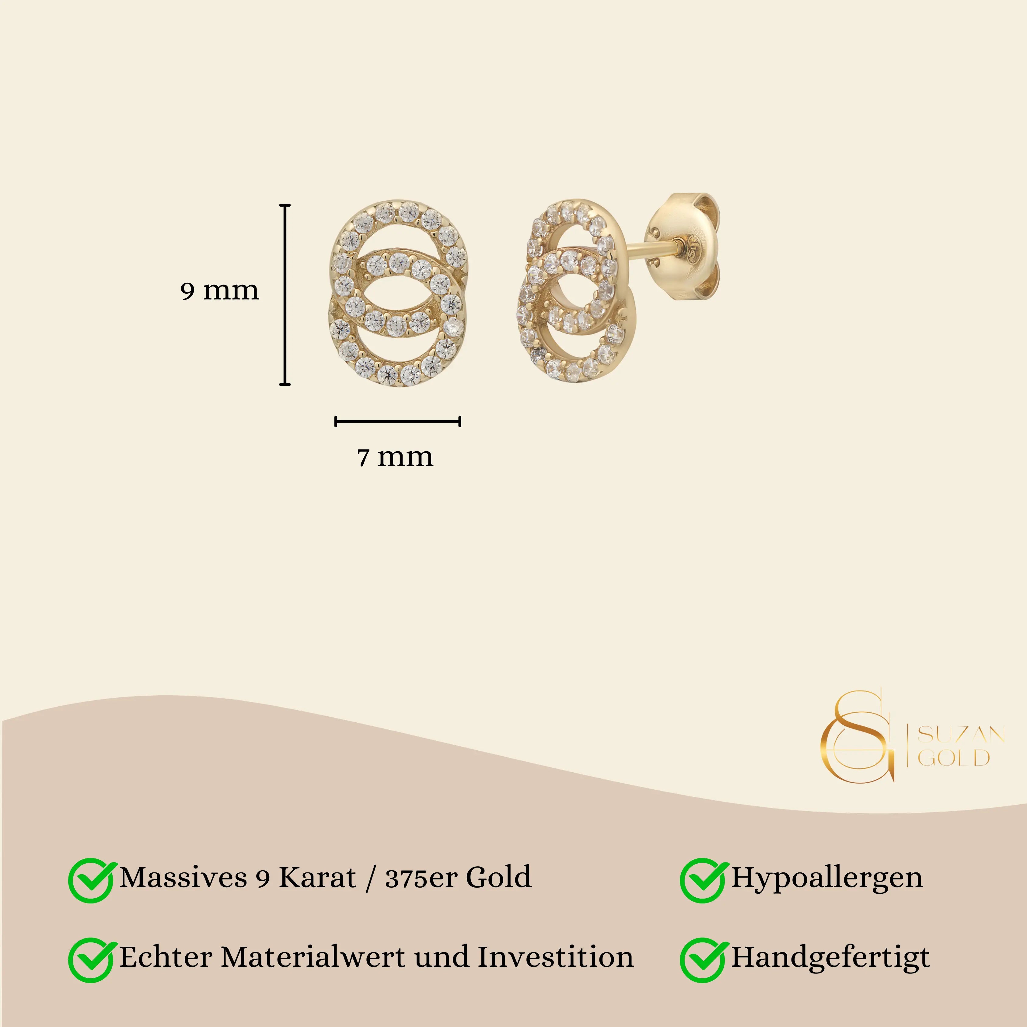 Infinity Stecker Suzan Gold