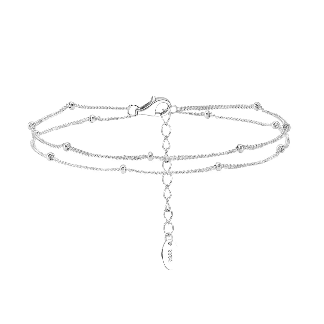 Minora – 2-reihiges Armband aus 925er Silber mit Kugelelementen Suzan Gold