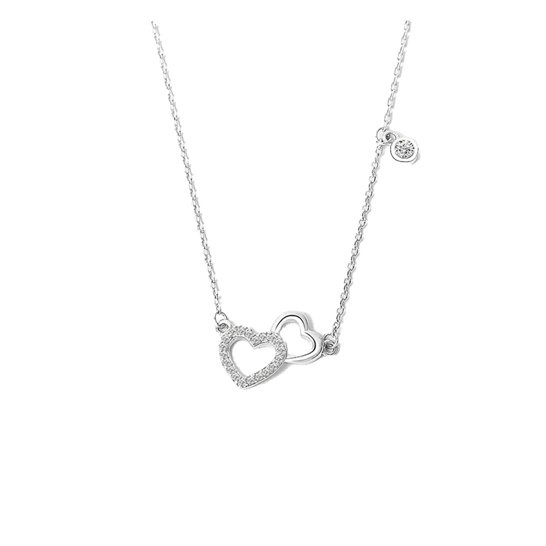 Heartspark – Herzkette aus 925 Silber mit Zirkonia