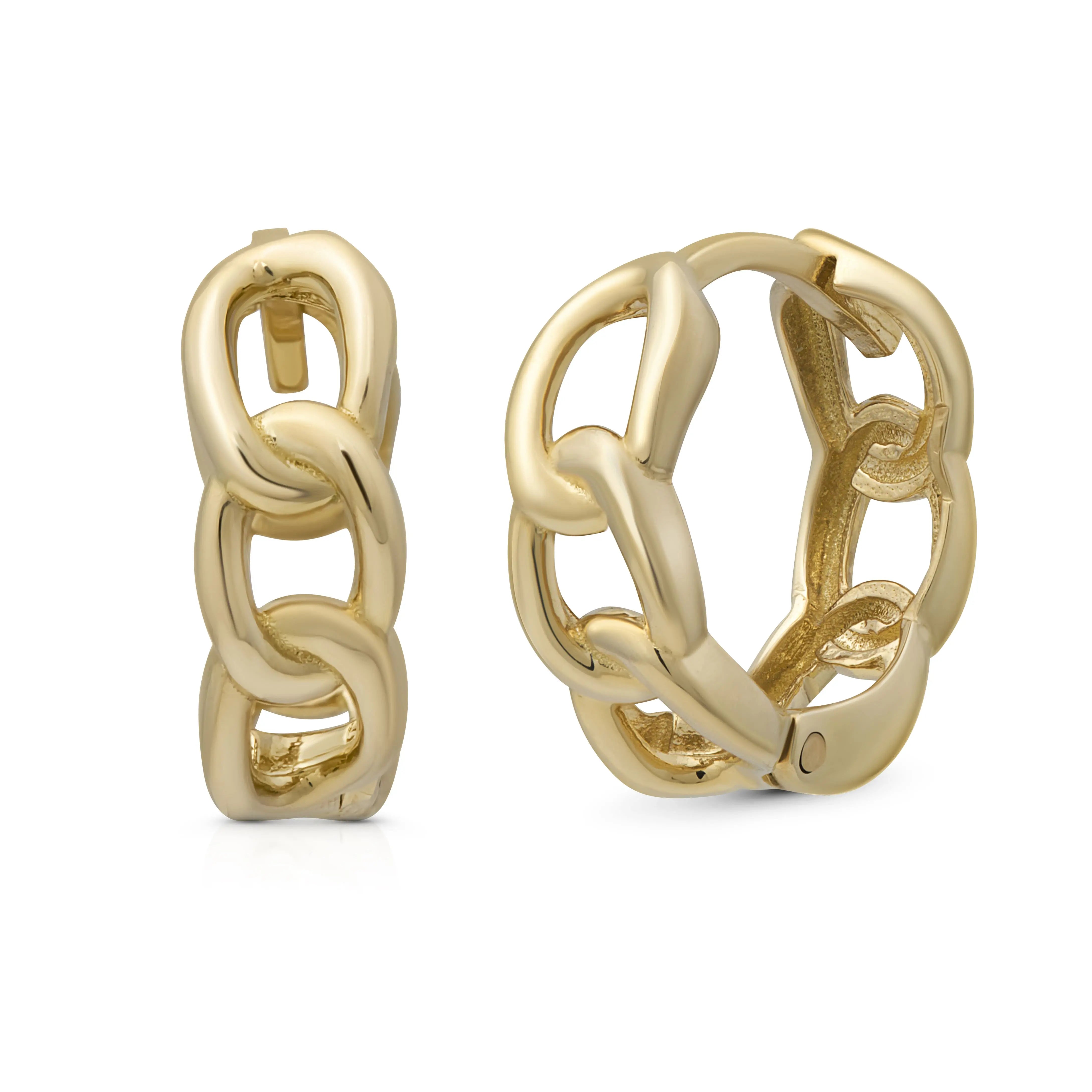 Curb Creolen Suzan Gold