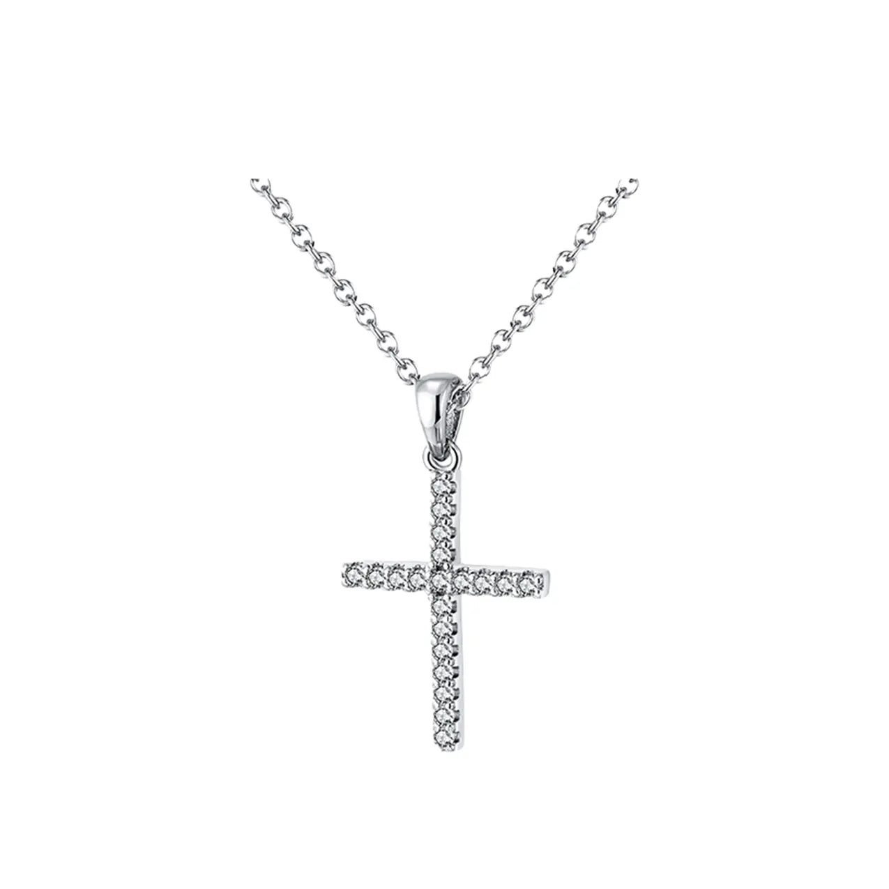 Gloryline – Kreuzkette Damen 925 Silber mit Zirkonia Suzan Gold