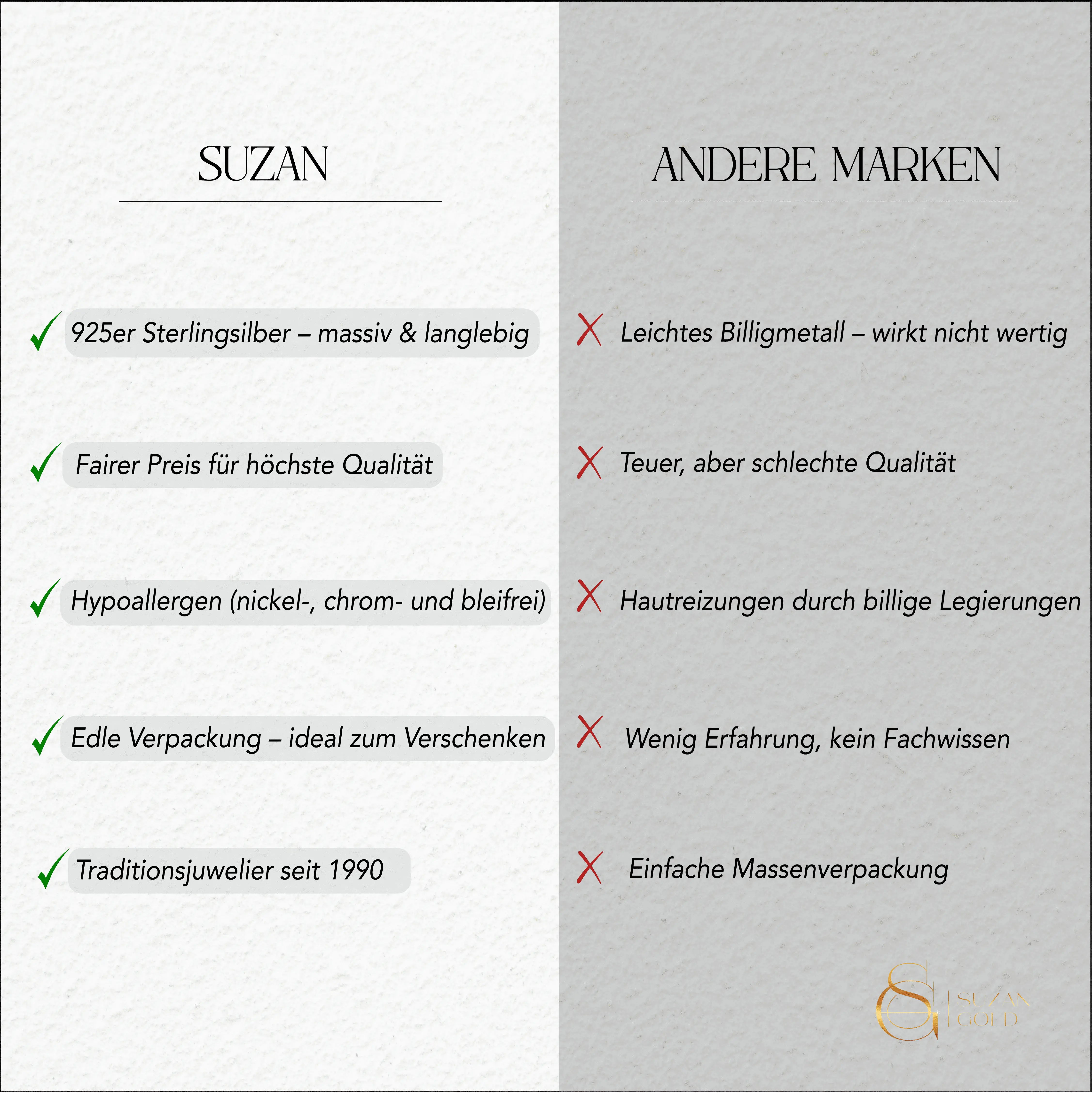 Twistia – Creolen aus 925 Silber mit überkreuztem Design Suzan Gold