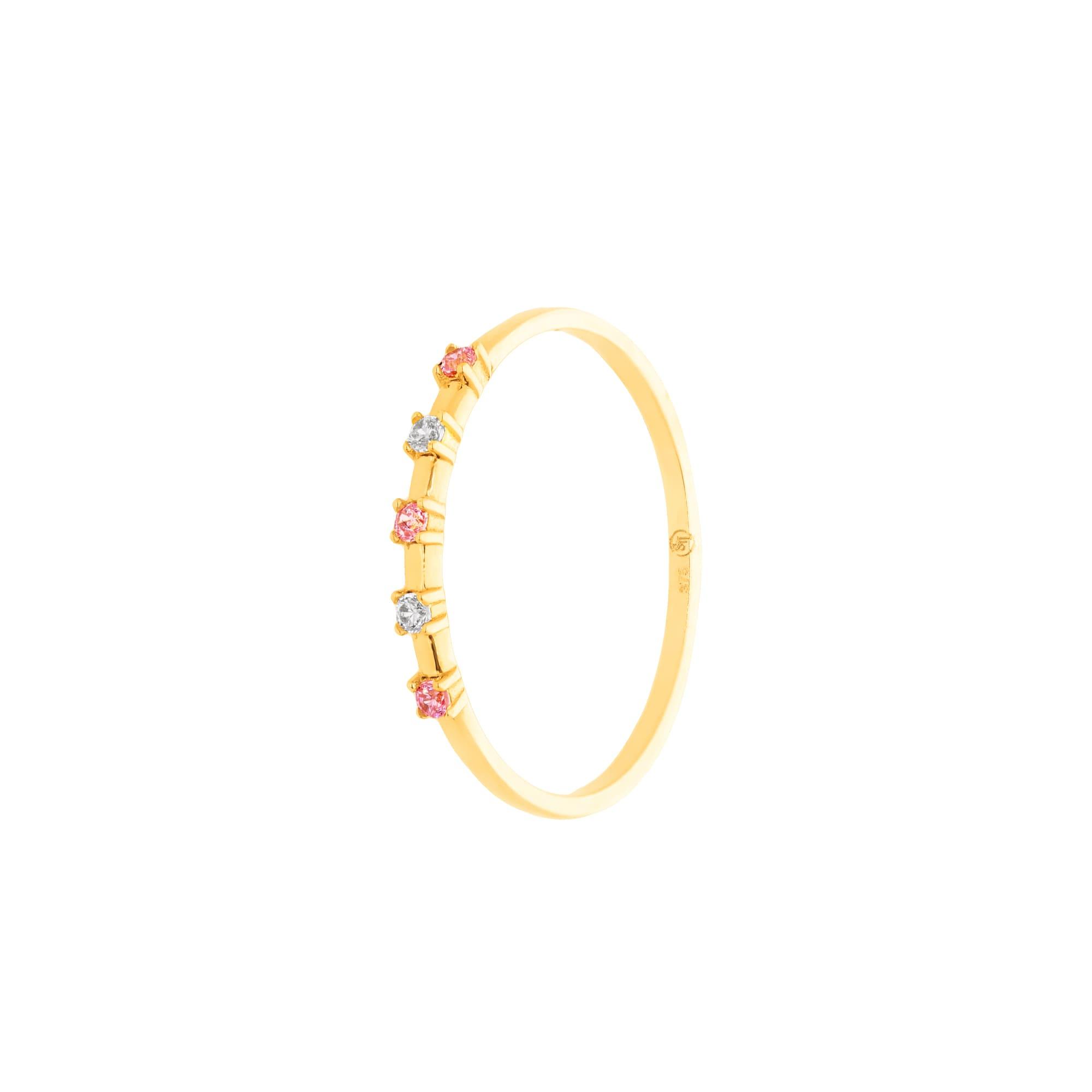 Pink Stacking Ring - suzangold