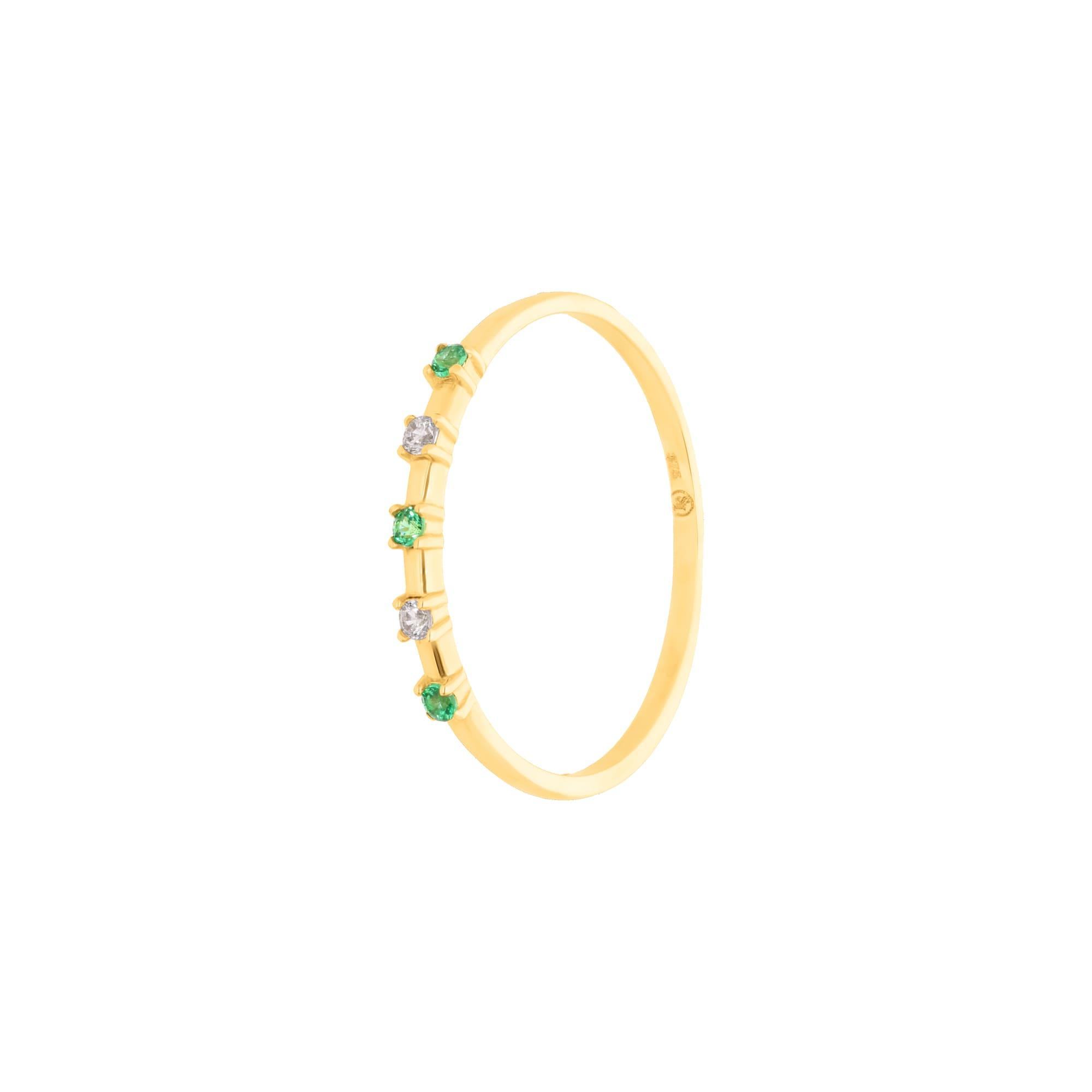 Green Stacking Ring - suzangold