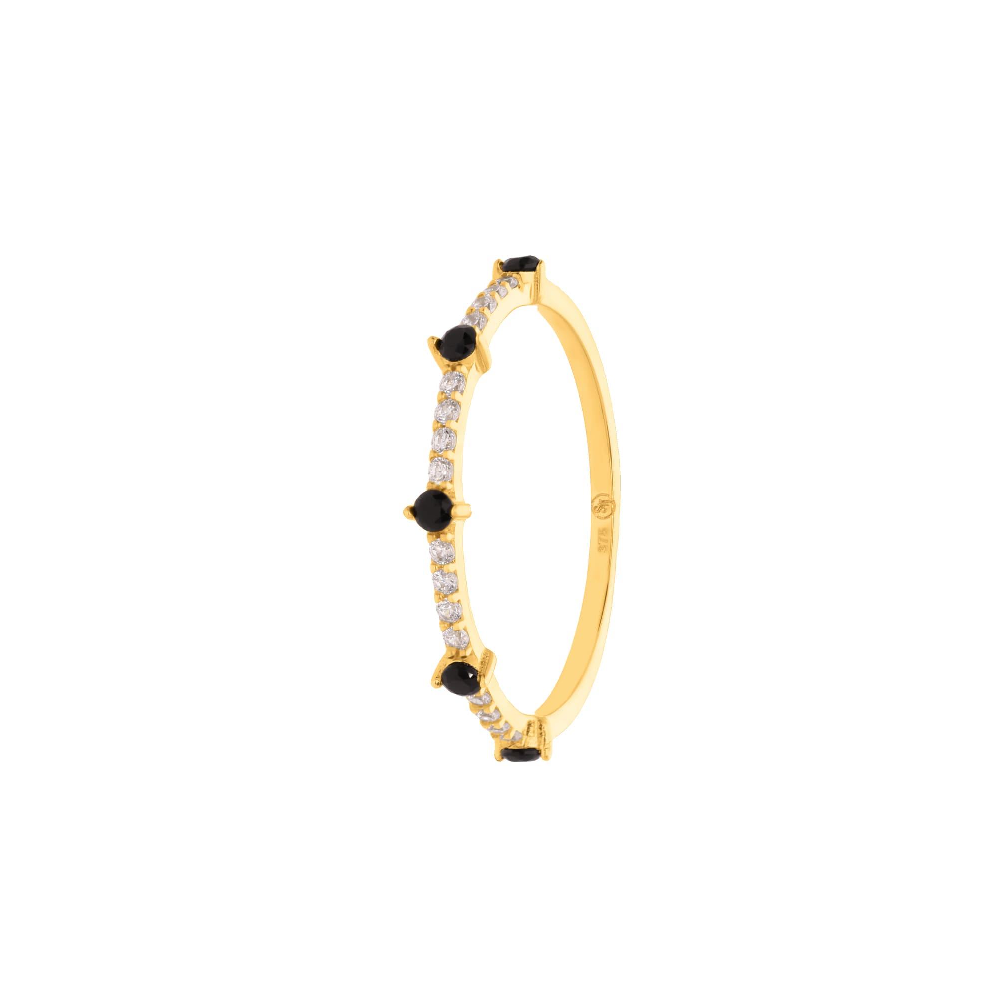 Black Stacking Ring - suzangold
