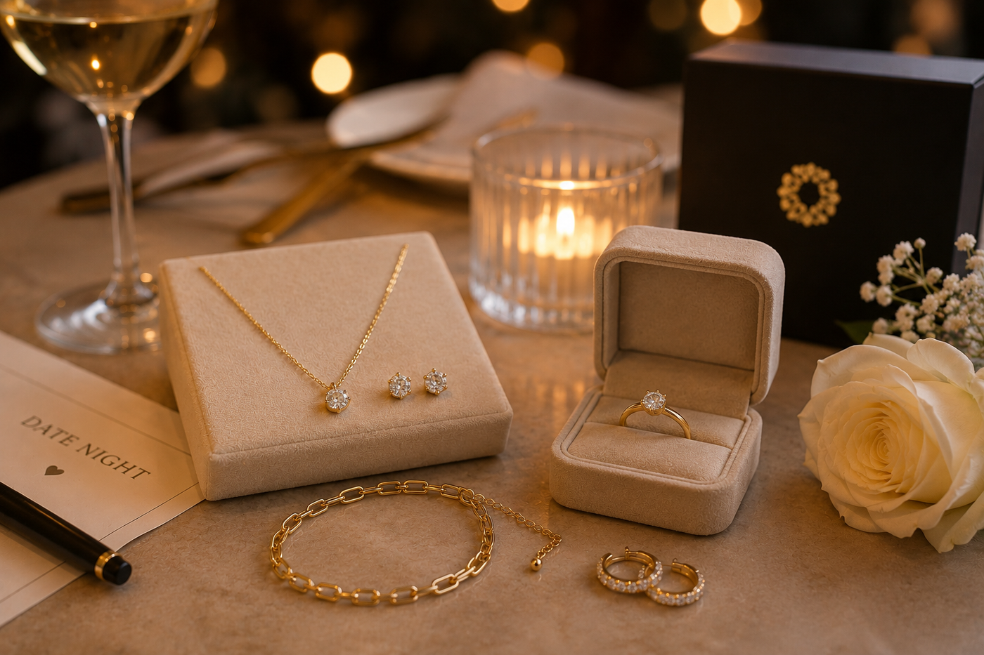 Date-Night-Schmuck: Elegant aussehen, ohne zu übertreiben