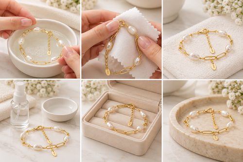 Perlen reinigen und pflegen: Schonende Tipps für Perlenschmuck