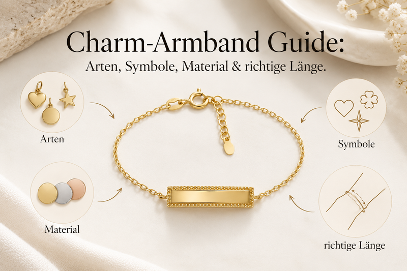Charm-Armband Guide: Arten, Symbole, Material & richtige Länge