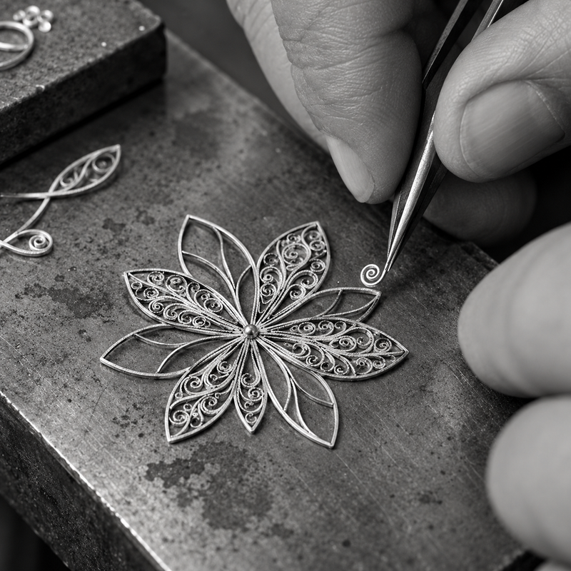 Filigranschmuck: Was ist Filigran? Technik, Pflege & Styling
