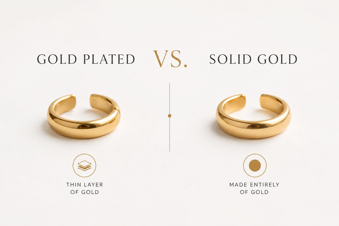 Vergoldet oder Echtgold? Unterschiede, Vor- und Nachteile erklärt