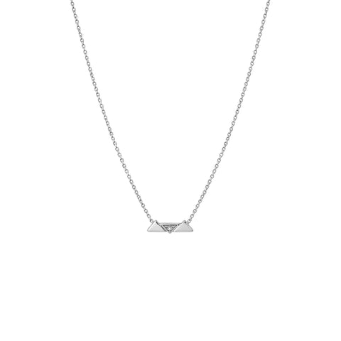 Dreieck Halskette 925 Sterling Silber – Damen Kette - Suzan Gold