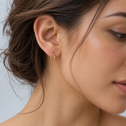 Classic Hoop Maxi – Große Creolen aus 750 Gold Suzan Gold
