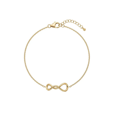 Infinity Bracelet – 925 Sterling Silber Armband mit Unendlich Symbol - Suzan Gold