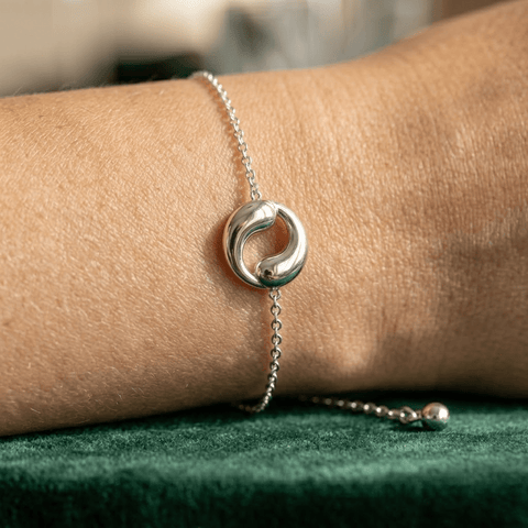 Kreis Armband 925 Sterling Silber – Damen Armband - Suzan Gold