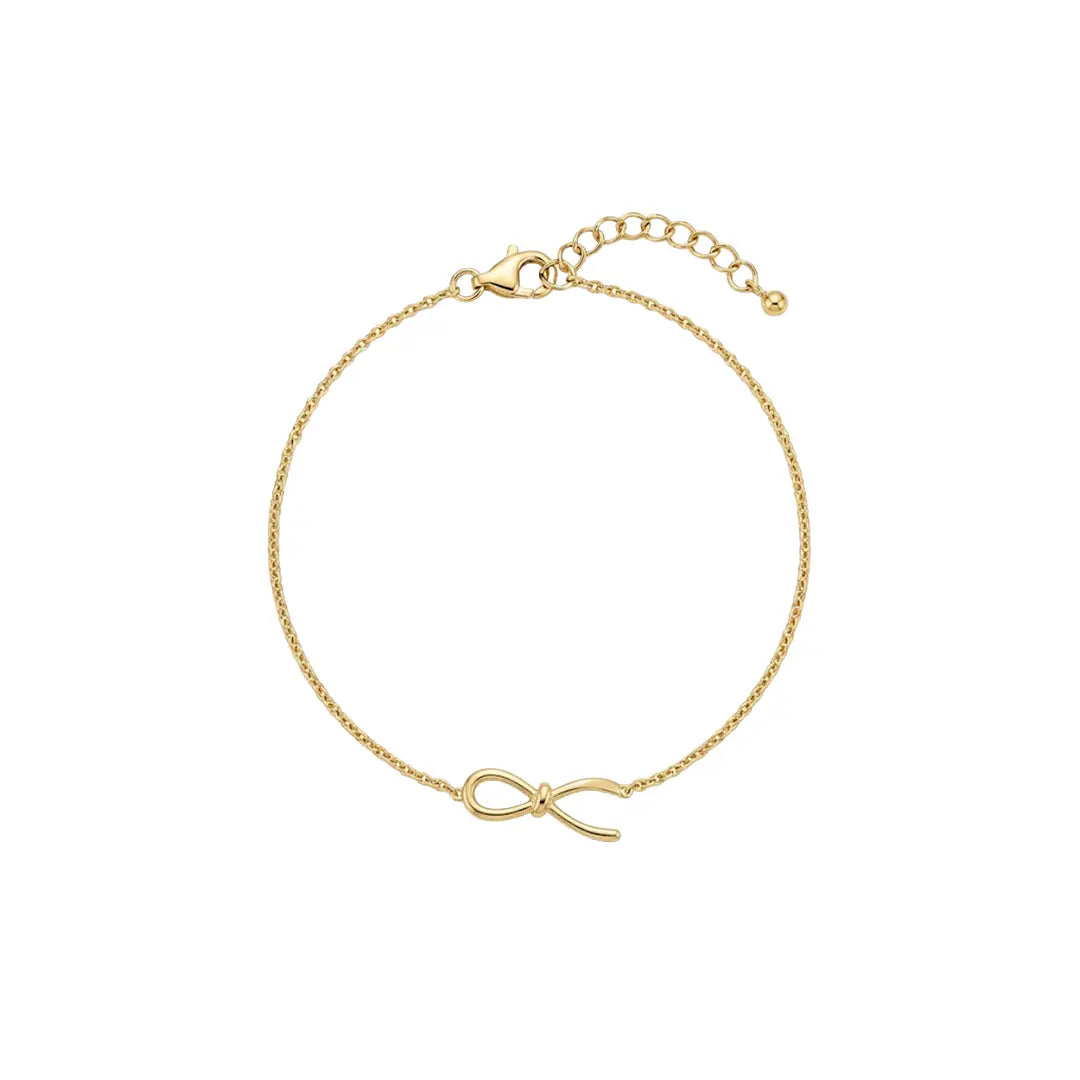 Infinity Knot Bracelet aus 925 Sterling Silber, filigraner Schmuck für Damen, eleganter zeitloser Klassiker.
