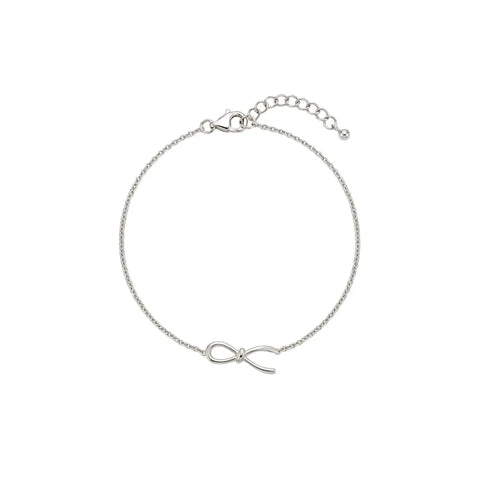 Infinity Knot Bracelet – 925 Sterling Silber Armband Schleife - Suzan Gold