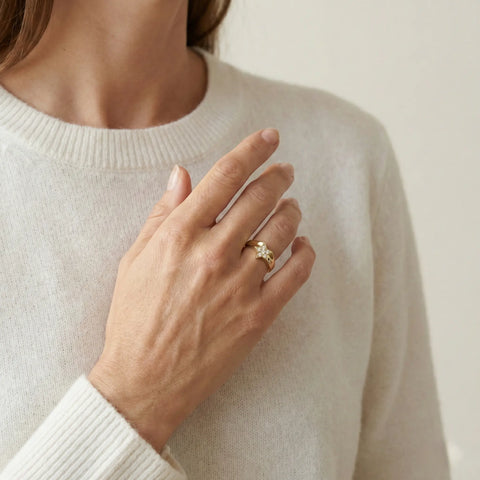 Starflare Ring – Damenring aus 375 Echtgold - Suzan GoldRing