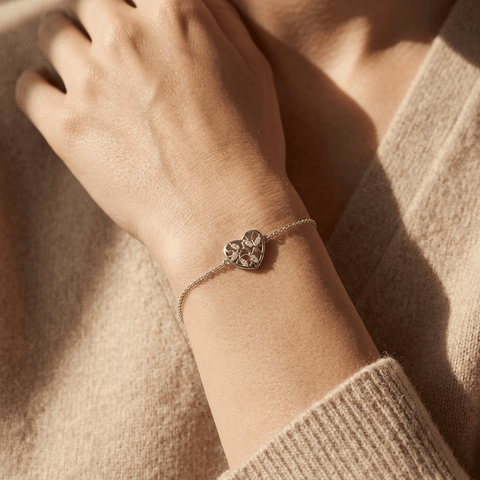 Herz Armband Zirkonia – 925 Sterling Silber Armband - Suzan Gold