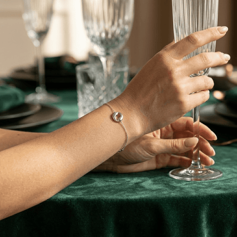 Kreis Armband 925 Sterling Silber – Damen Armband - Suzan Gold
