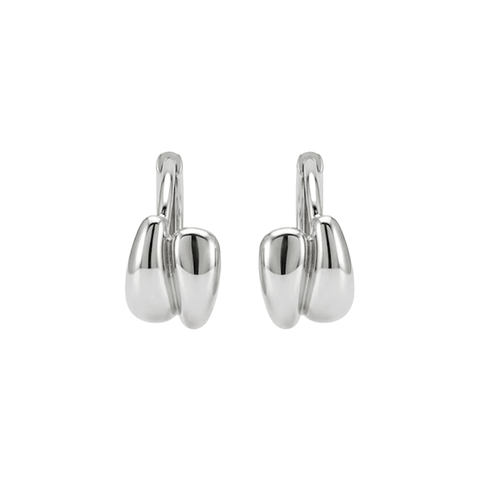 Creolen Ohrringe 925 Sterling Silber – Damen Ohrringe - Suzan Gold