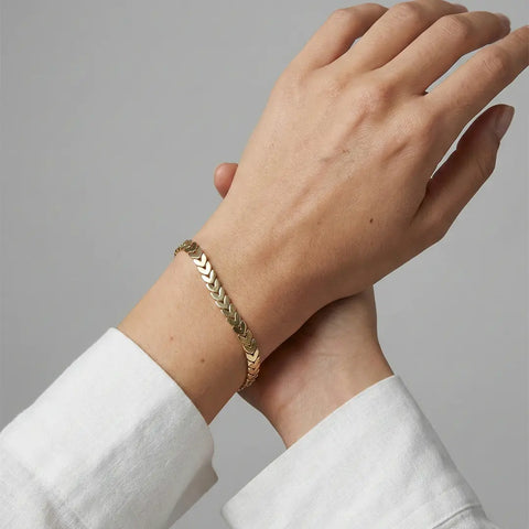 Curbellea – 375 Echtgold Panzerarmband klassisch - Suzan GoldArmbänder