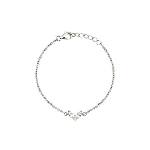 Marquise Stone Bracelet – 925 Sterling Silber Armband Zirkonia - Suzan Gold