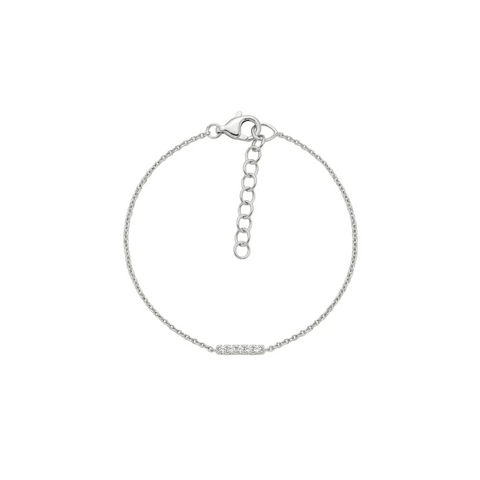 Bar Armband Zirkonia – 925 Sterling Silber Armband - Suzan Gold