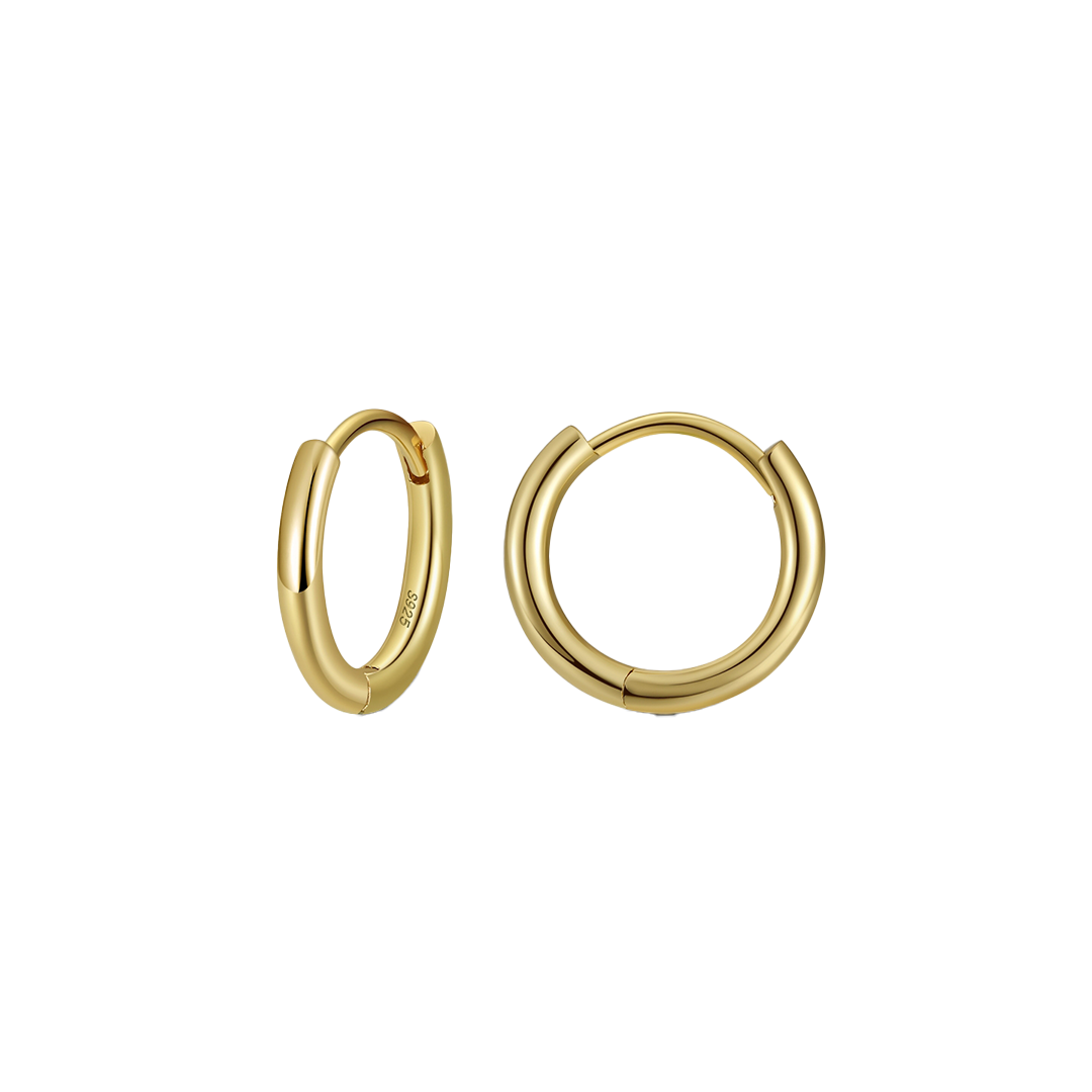 GlowHoops – 925er Creolen in Gold & Silber