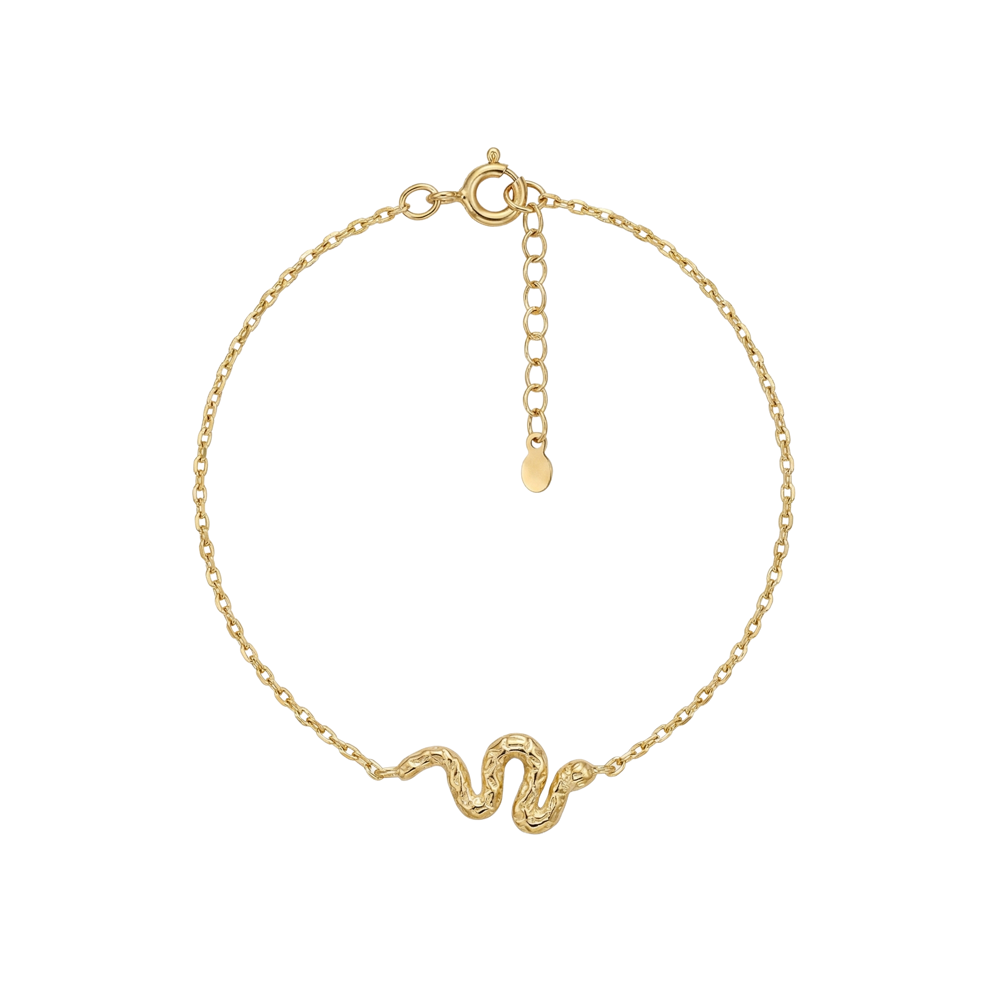 Serpentina – 375 Echtgold Armband mit Schlangenmotiv