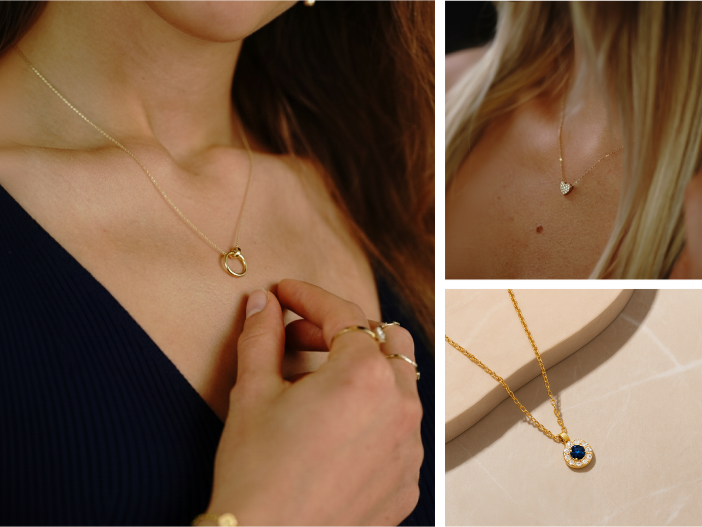 Neue Kollektion strahlender, stilvoller Silberhalsketten
