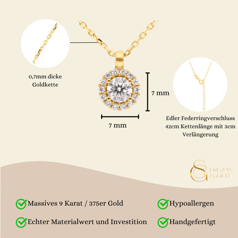 Cocktail Kette Suzan Gold