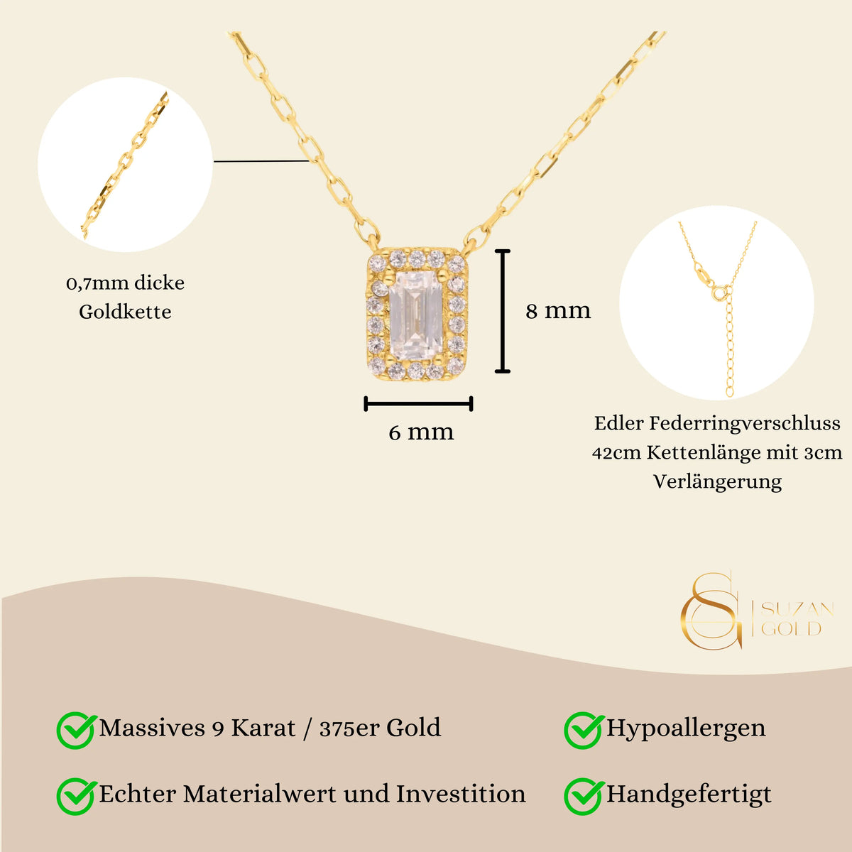 Forever Kette Suzan Gold