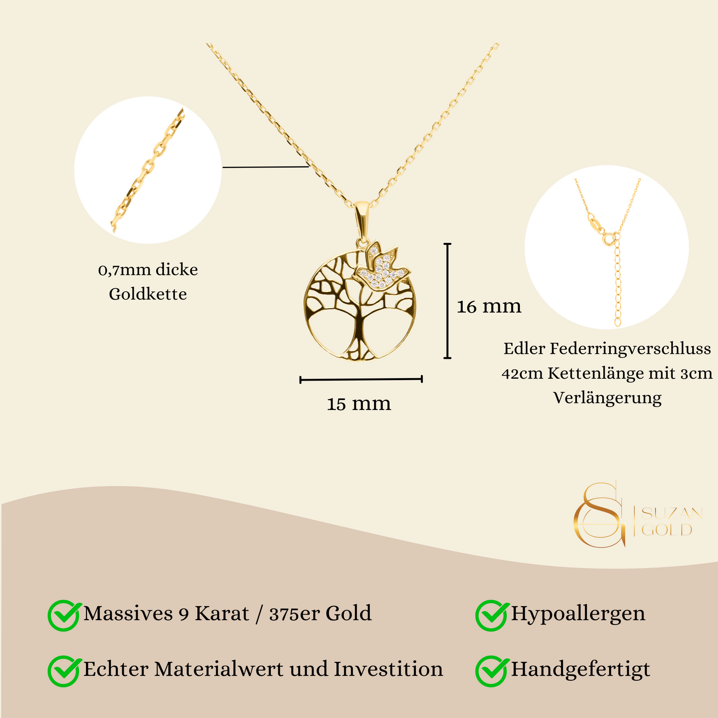 Tree of life Kette
