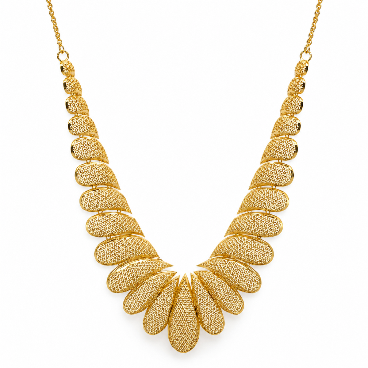 Royal Teardrop Schmuckset aus 750 Gold