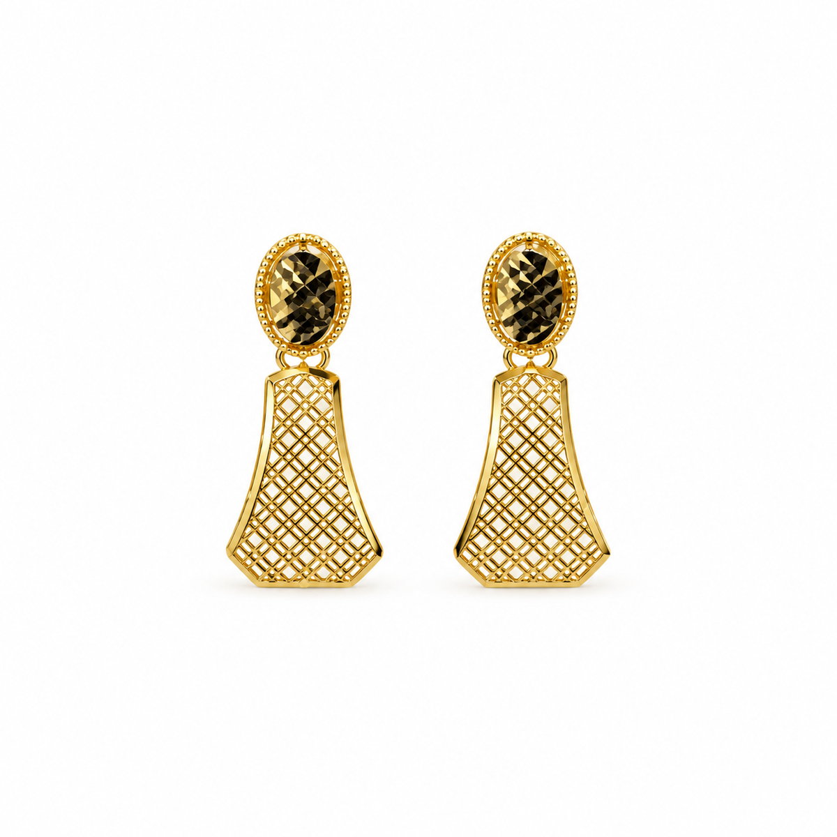 Mosaic Oval Schmuckset aus 750 Gold